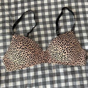 Leopard VS lightly lined wireless bra